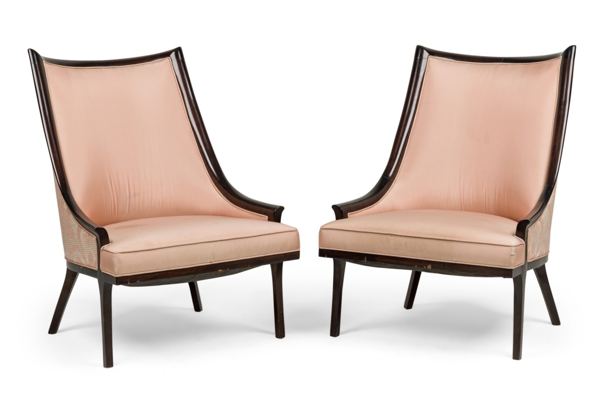 American ebonized arm chair