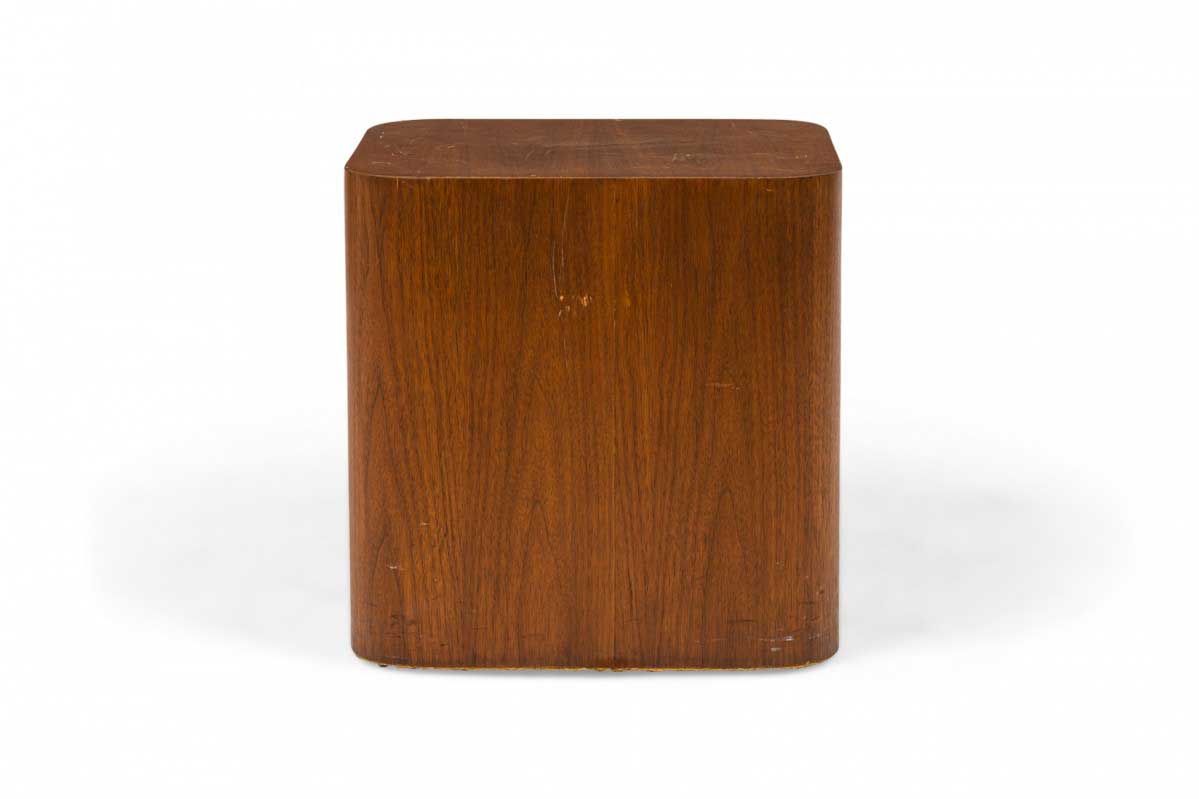 Paul Mayen for Intrex Mid Century Raidus Cube End Side Table