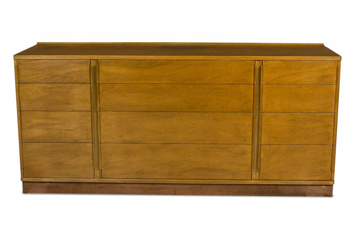 Edward Wormley for Dunbar Furniture Co American Mid Century Walnut Low Chest of Drawers