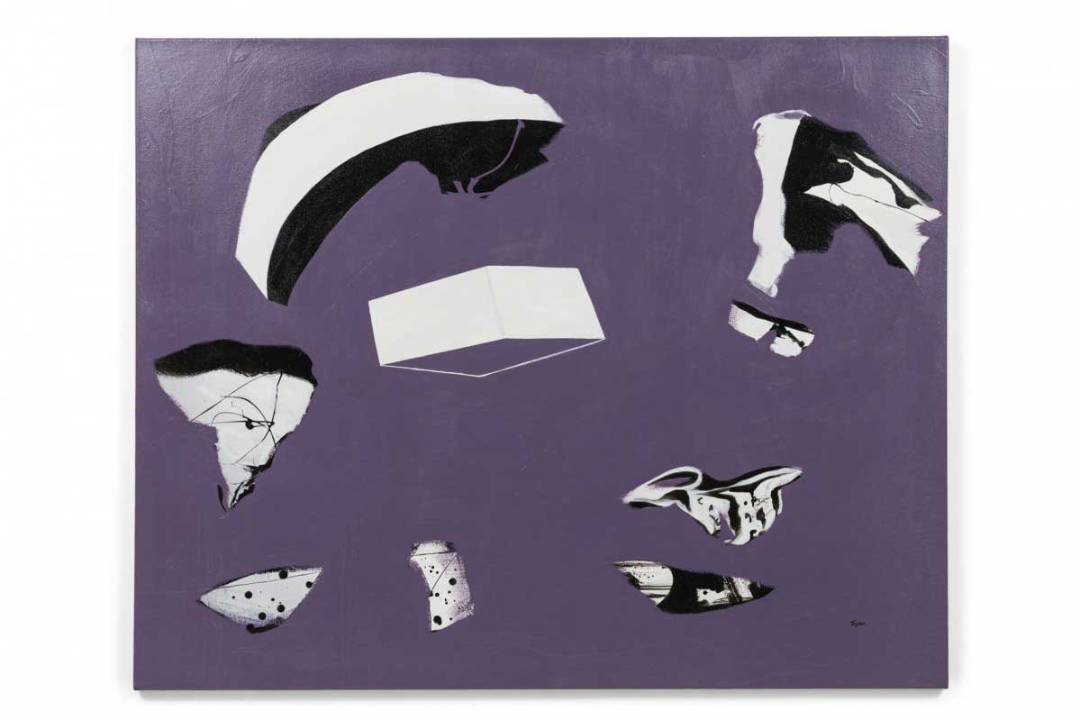 Govignon dinner party acrylic painting 1