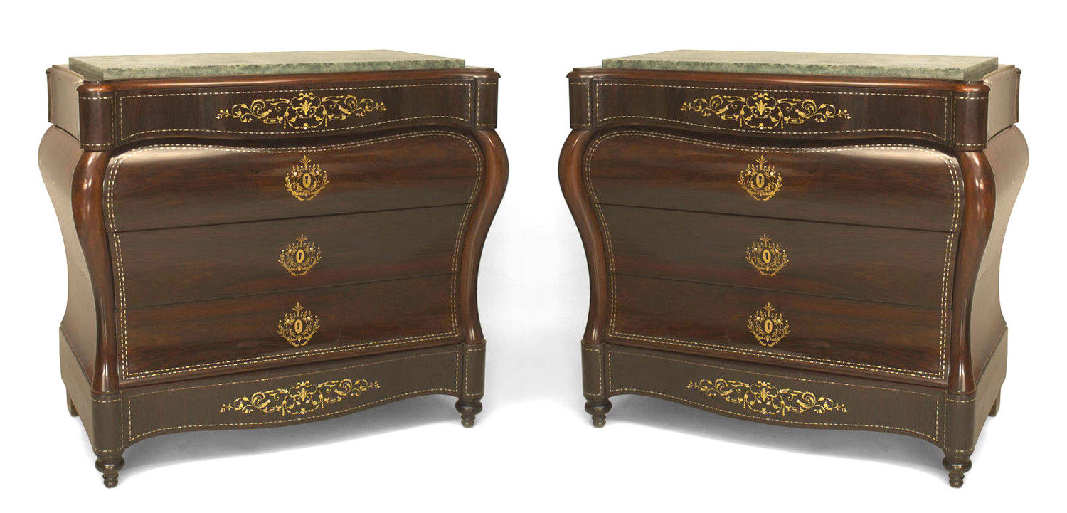 Continental Spanish Rosewood Drawers