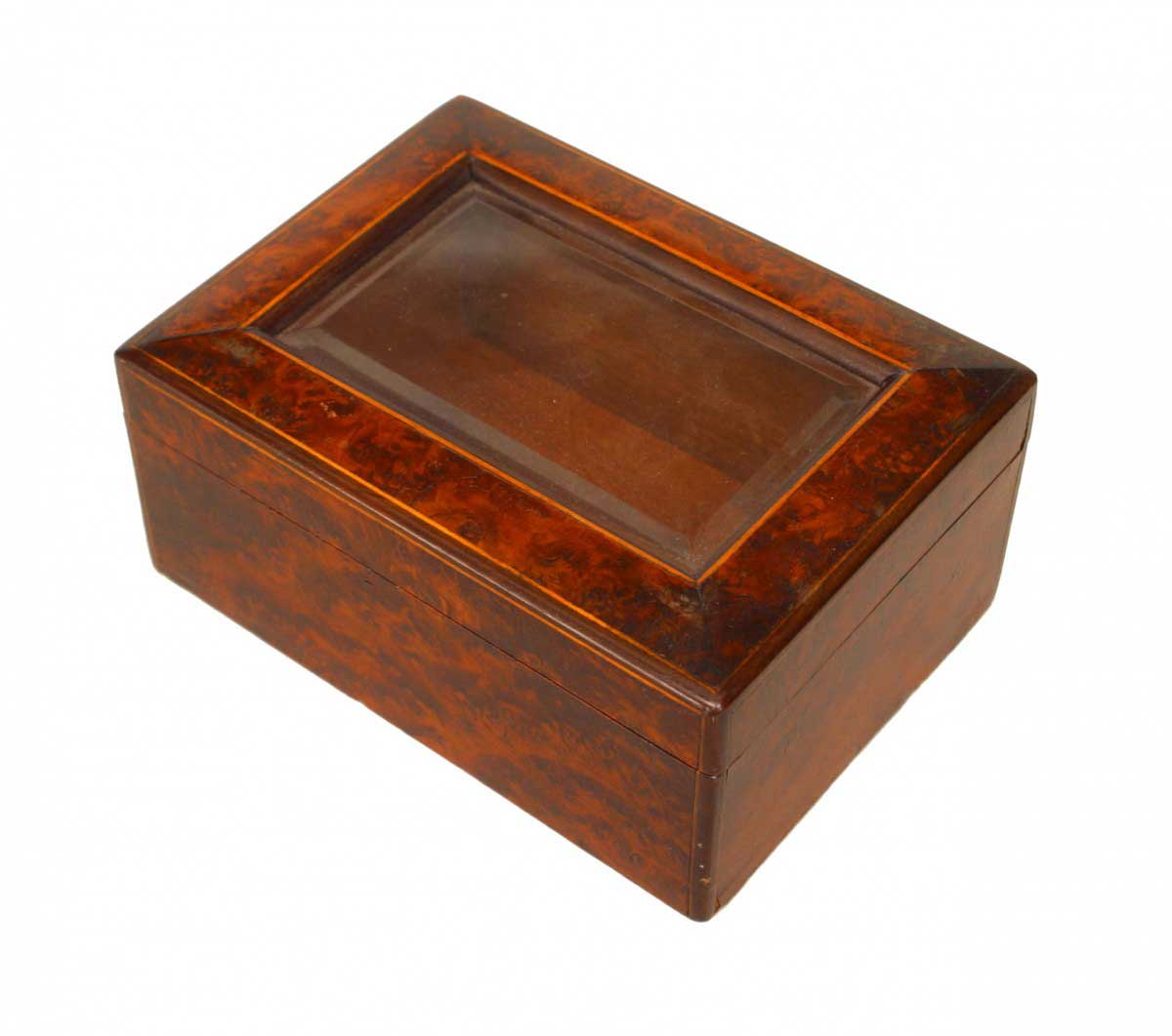 Continental austrian burl and satinwood box 1