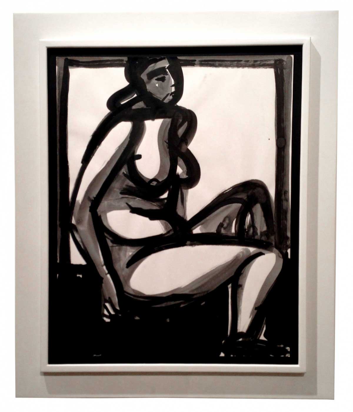 Michael loew india ink art piece