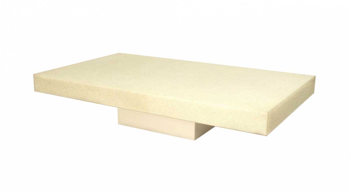 French post war modernist resin coffee table