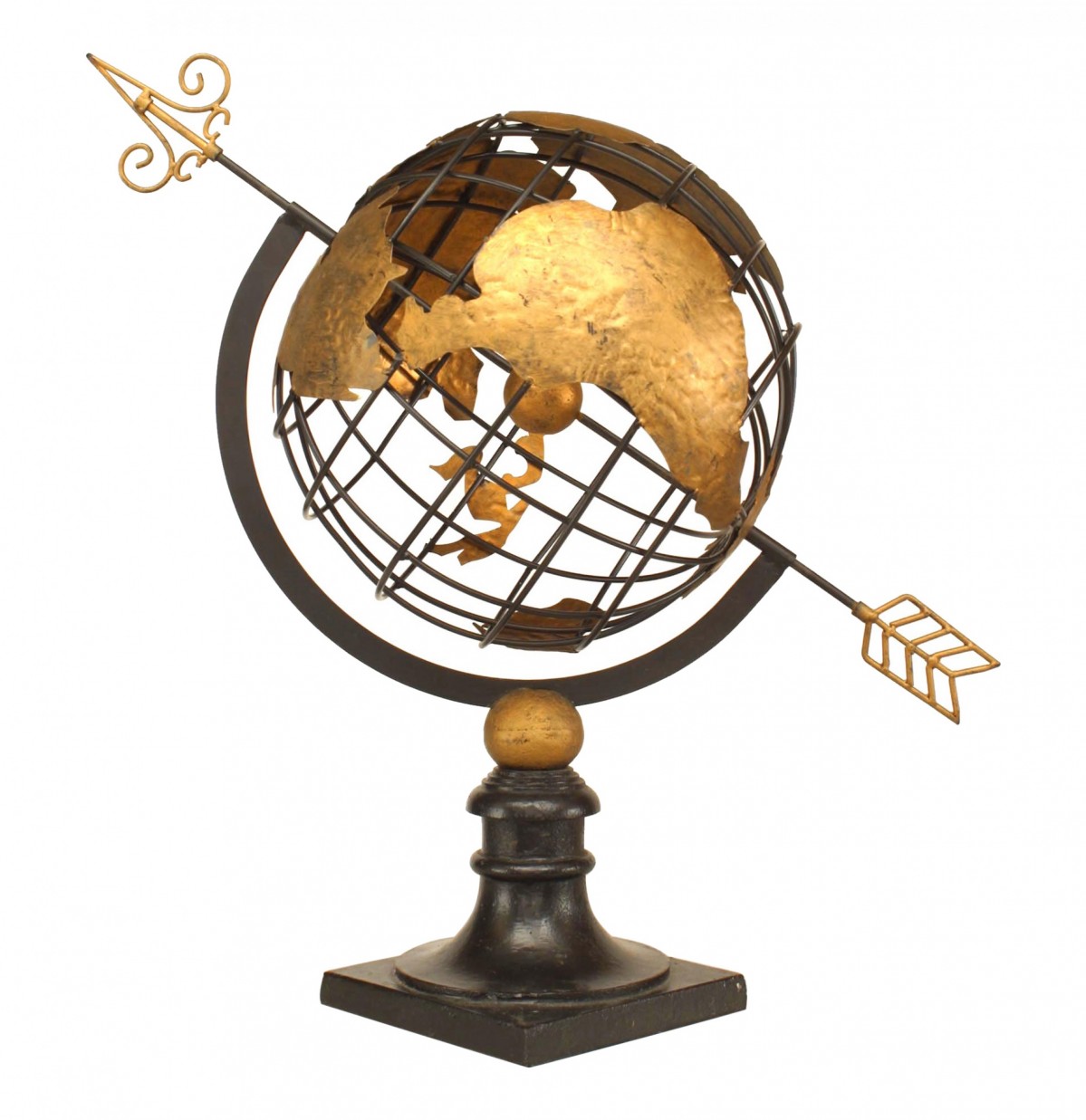 Italian mid century iron armillary