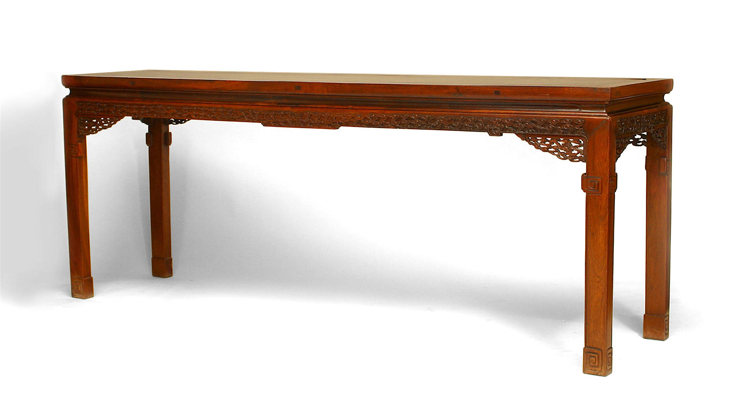 Chinese Carved hardwood console table 2