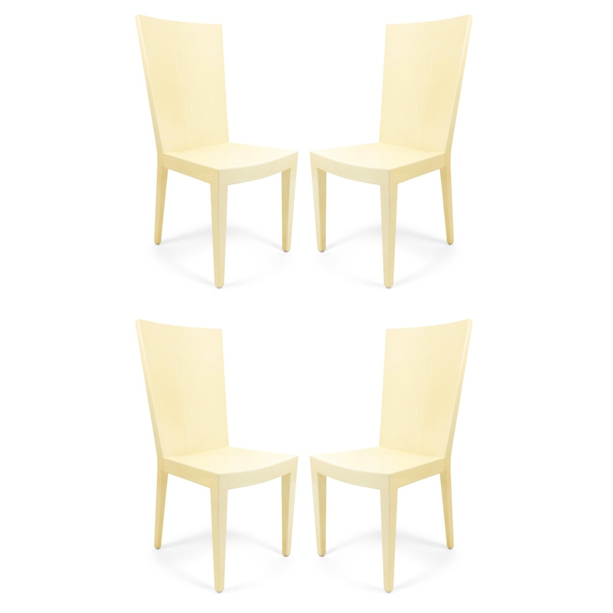 American post war geometric side chairs 1
