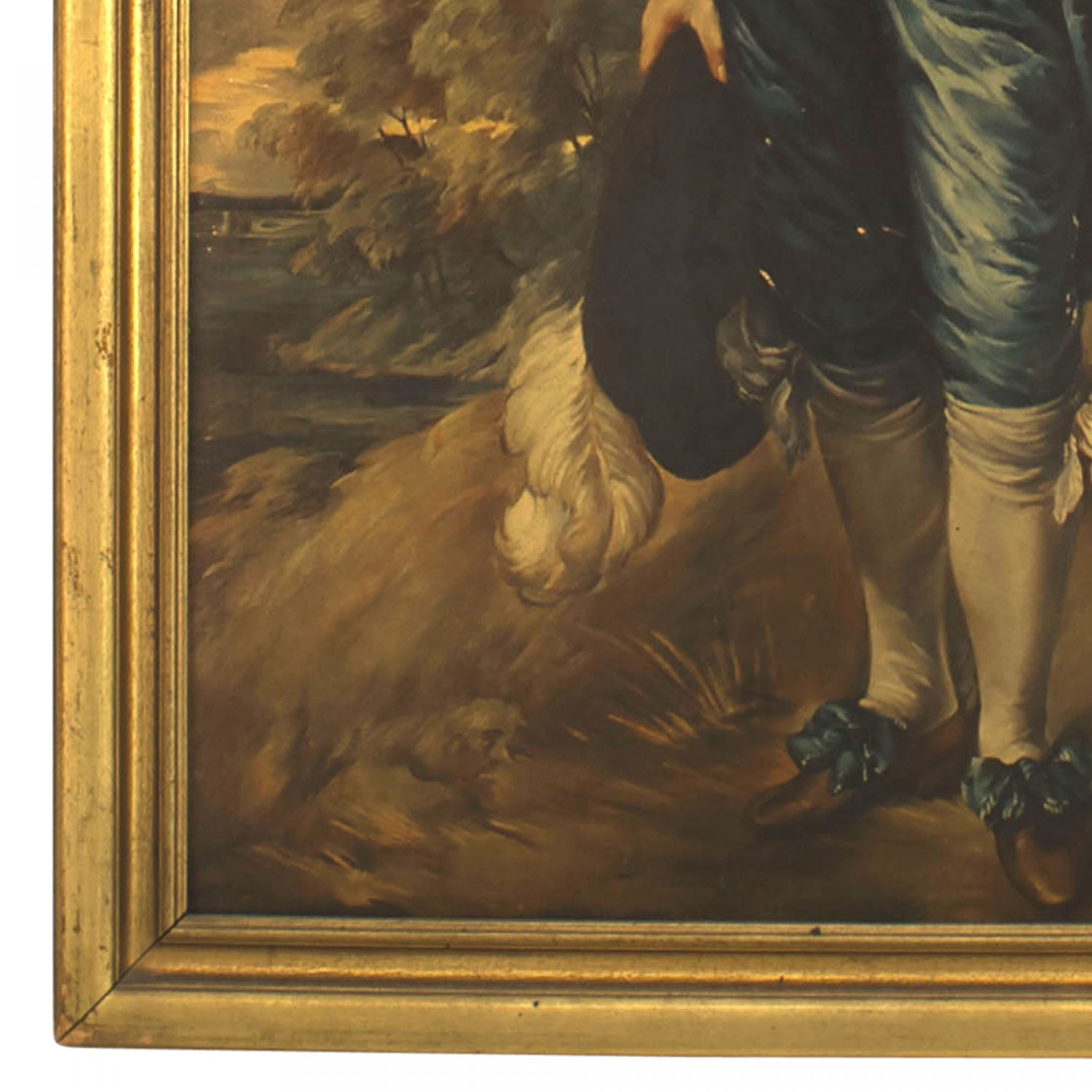 Reproduction of gainsborough s blue boy