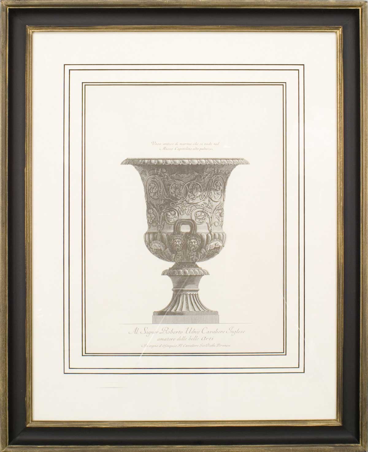 Italian renaissance classical urn print