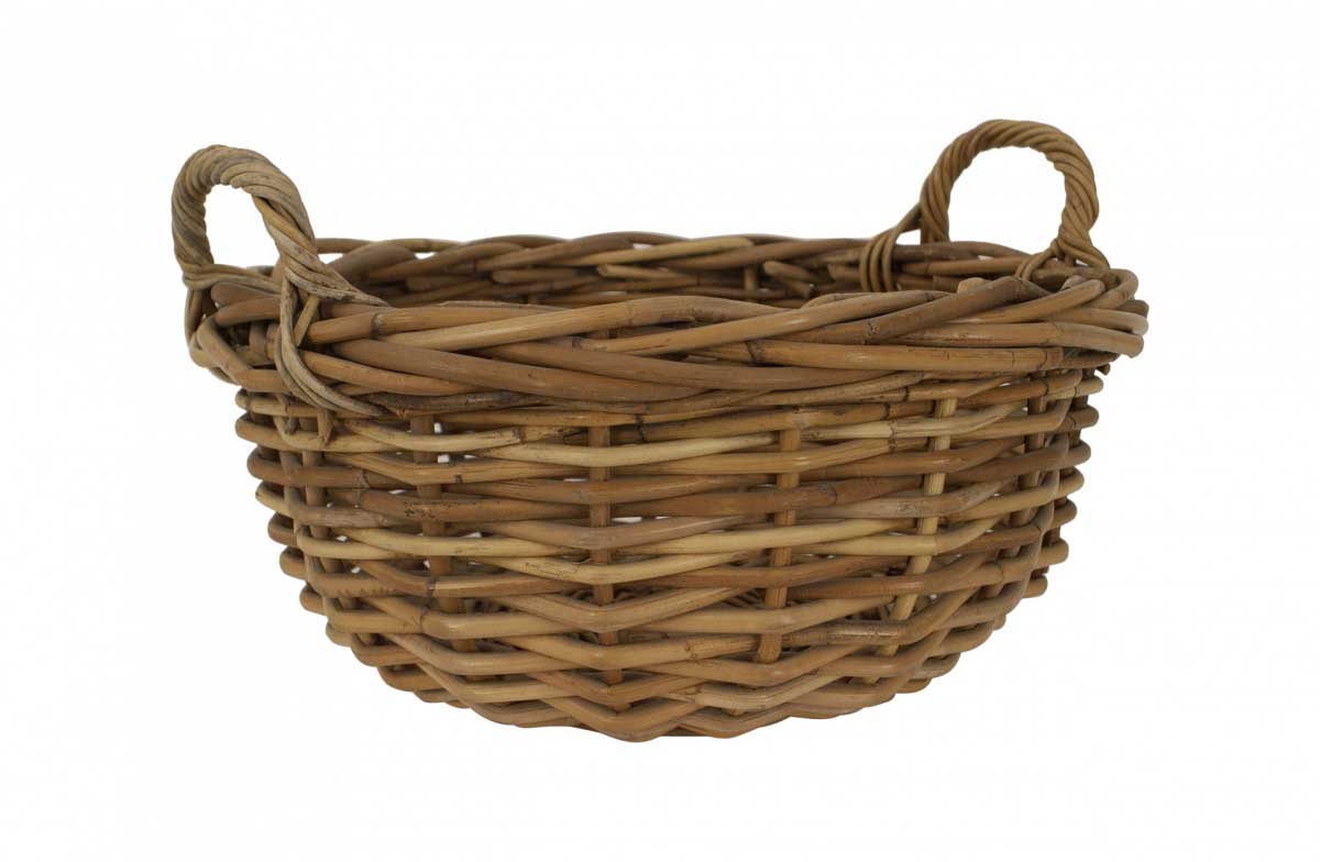 American country round wicker basket 23