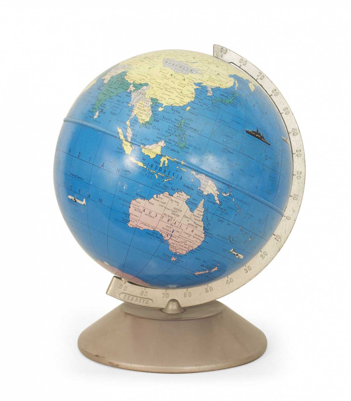 American mid century desk globe