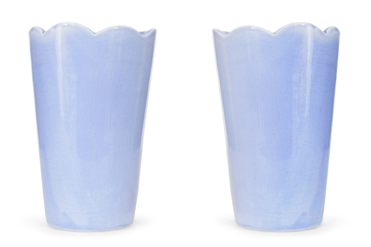 Light blue ceramic vases 2