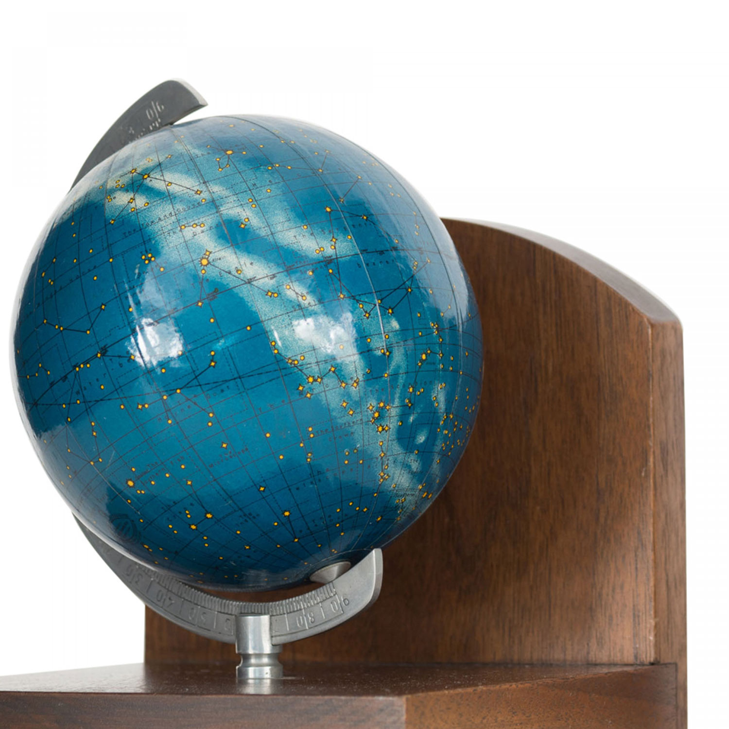 Vintage World Globe Bookends That Spin / Pair Rotating Old World Globes Wooden Bookends