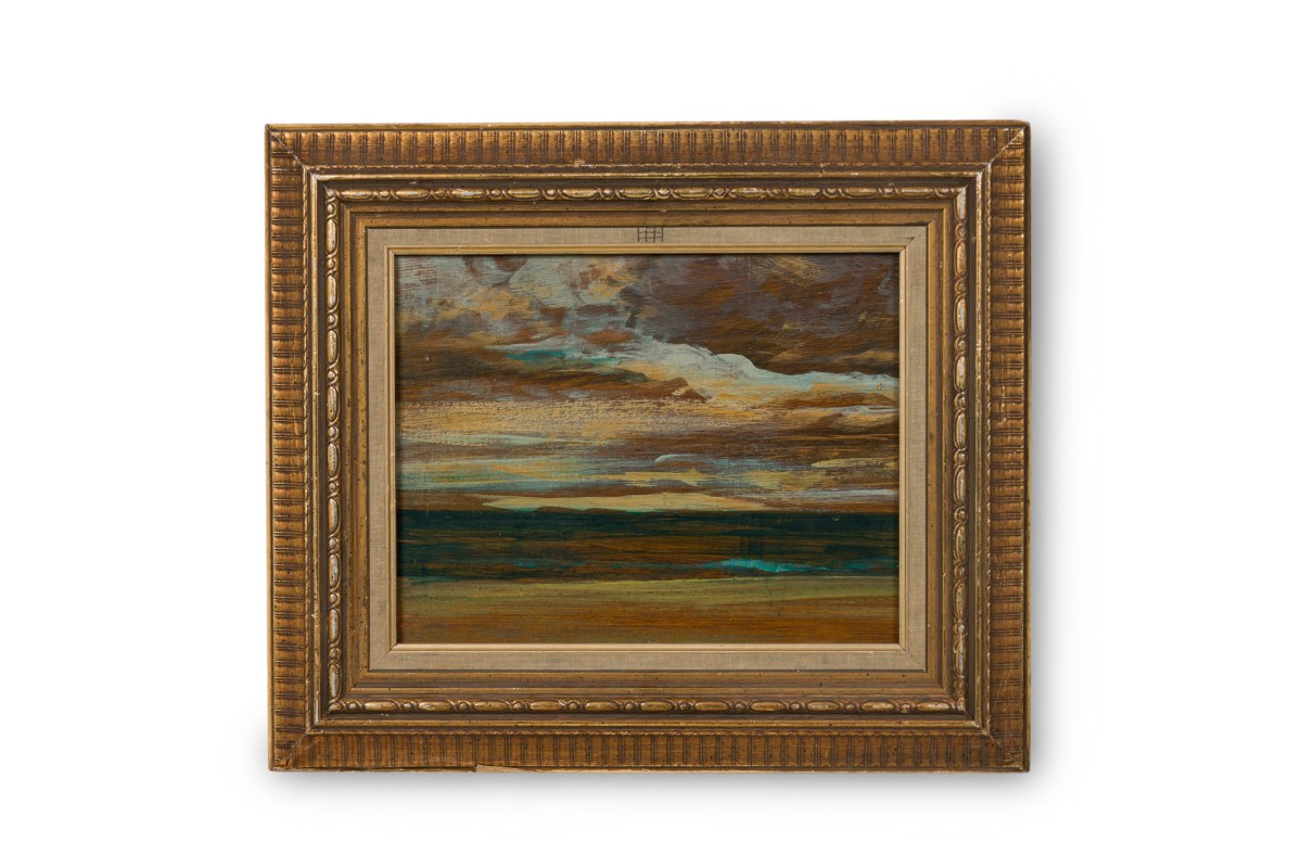 American mid century abstract seascape