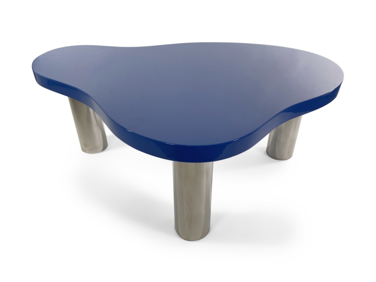 Karl springer american contemporary biomorphic royale coffee table rec mto