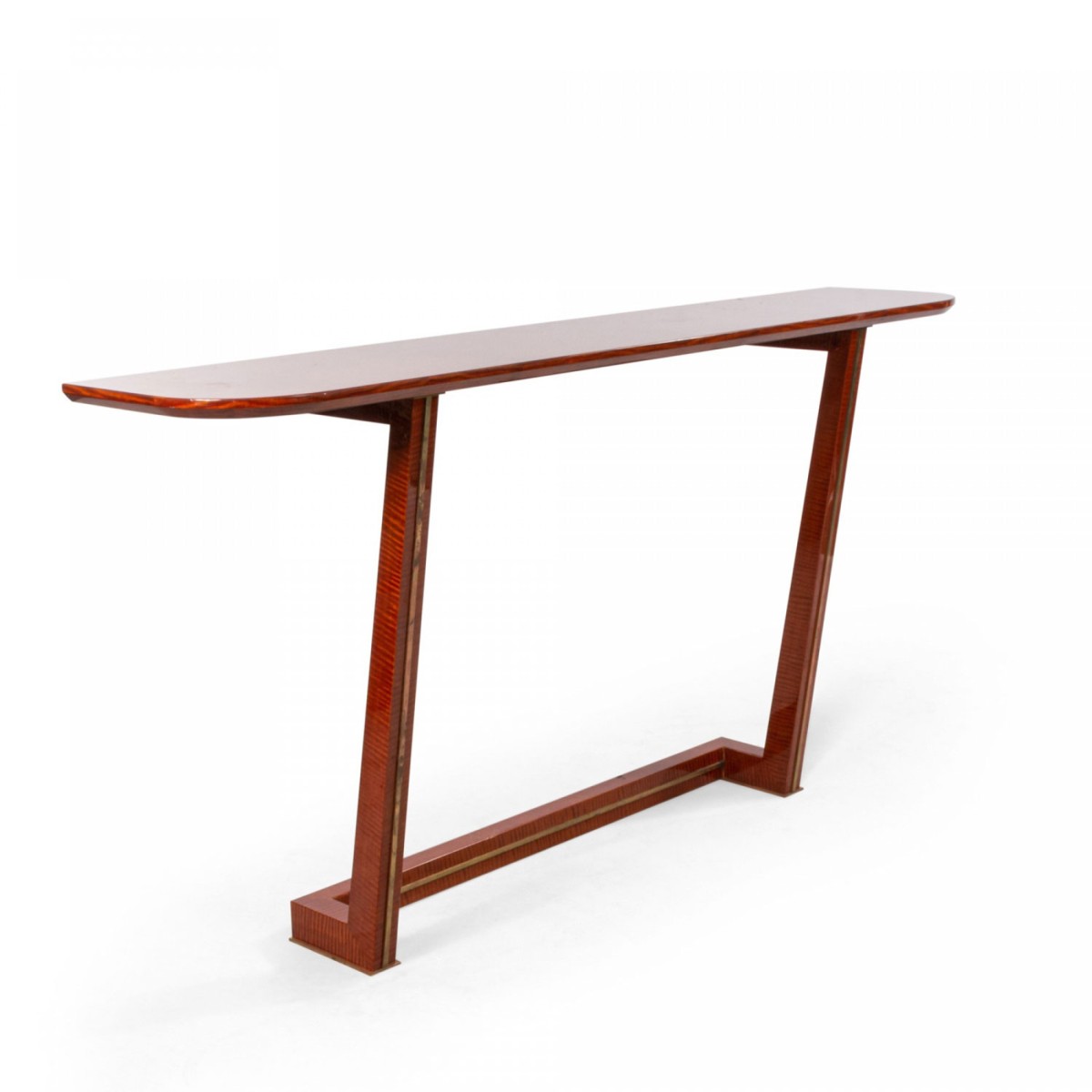 Made to order French 1940s Style Modern Veneered Console Table
