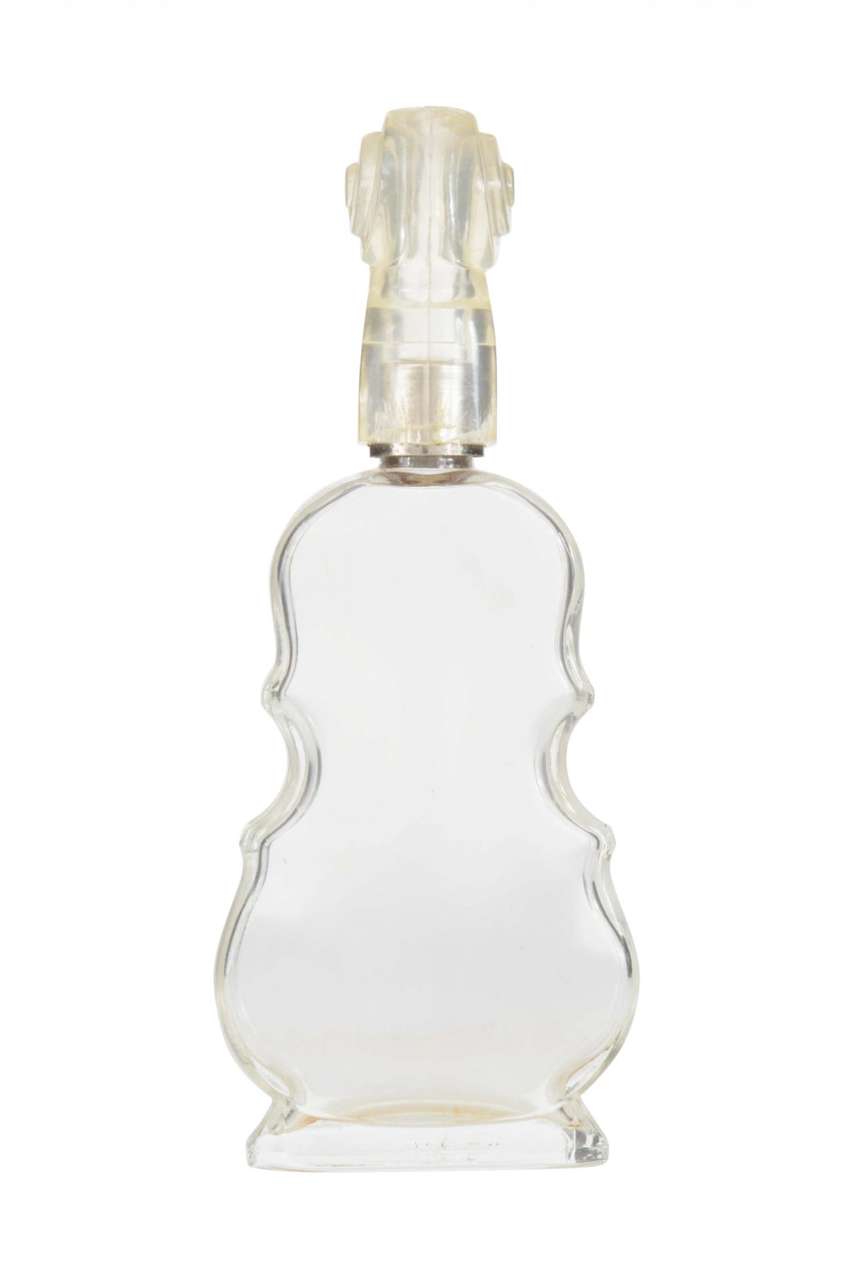 French art deco corday violin shaped perfume bottle