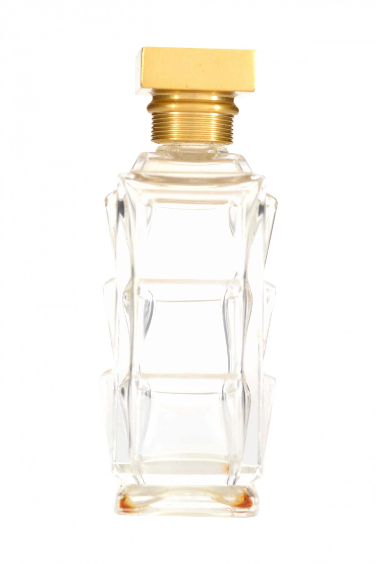 French art deco glass perfume bottle 4