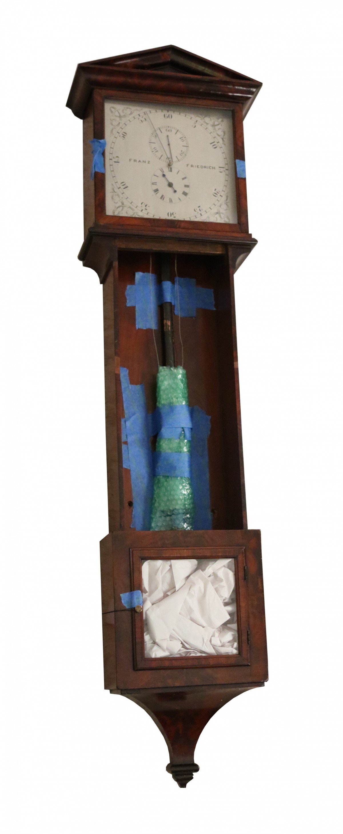 Austrian wooden wall clock