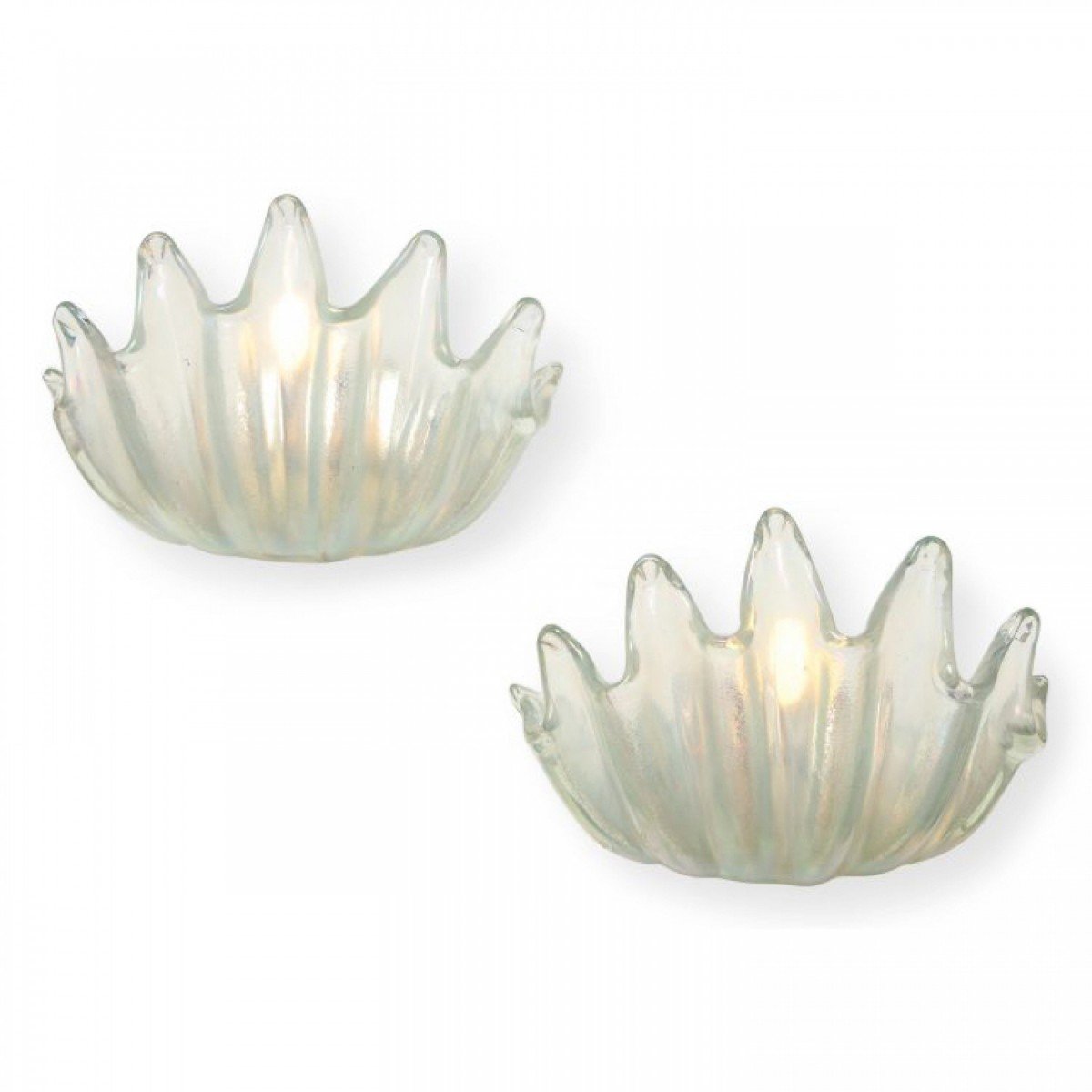 Set of 4 Ercole Barovier for Barovier Toso Italian Mid Century