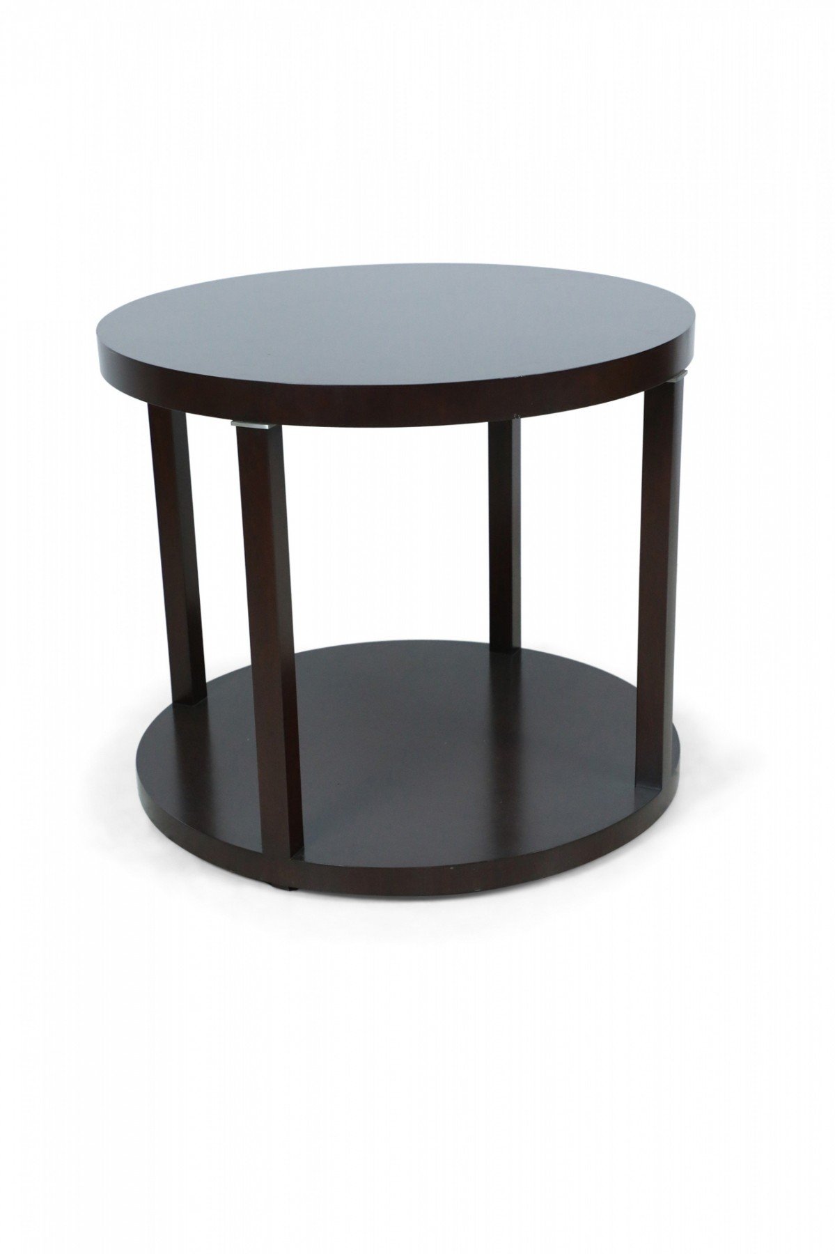 Modern round center table with platform base