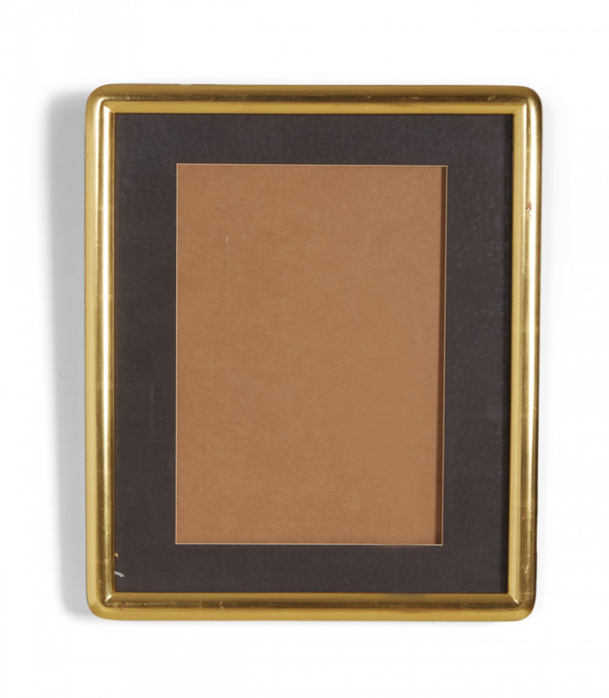 Black and gilt curved gallery picture frame