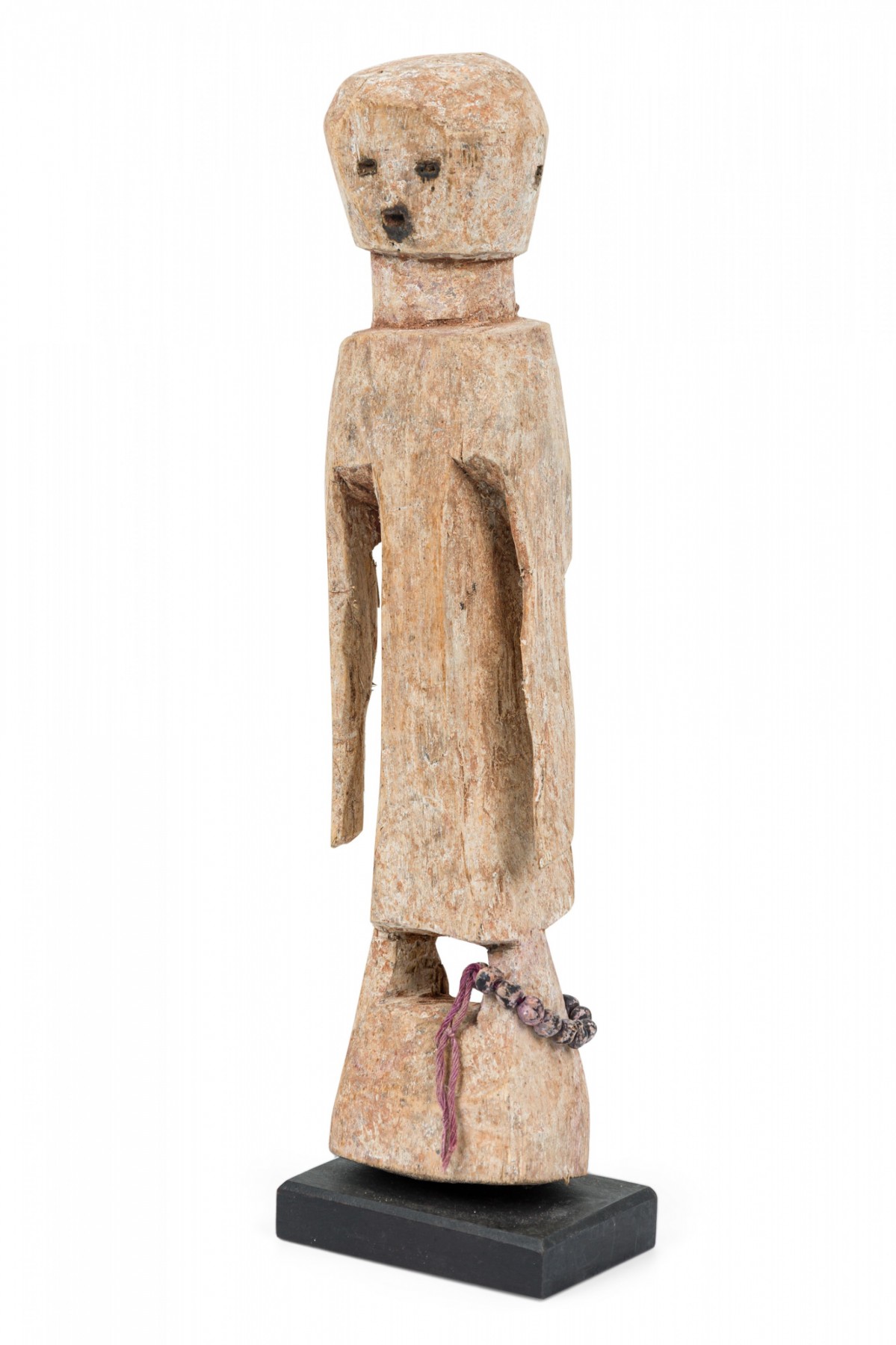 African togo 20th century carved wood legba aja figure on stand