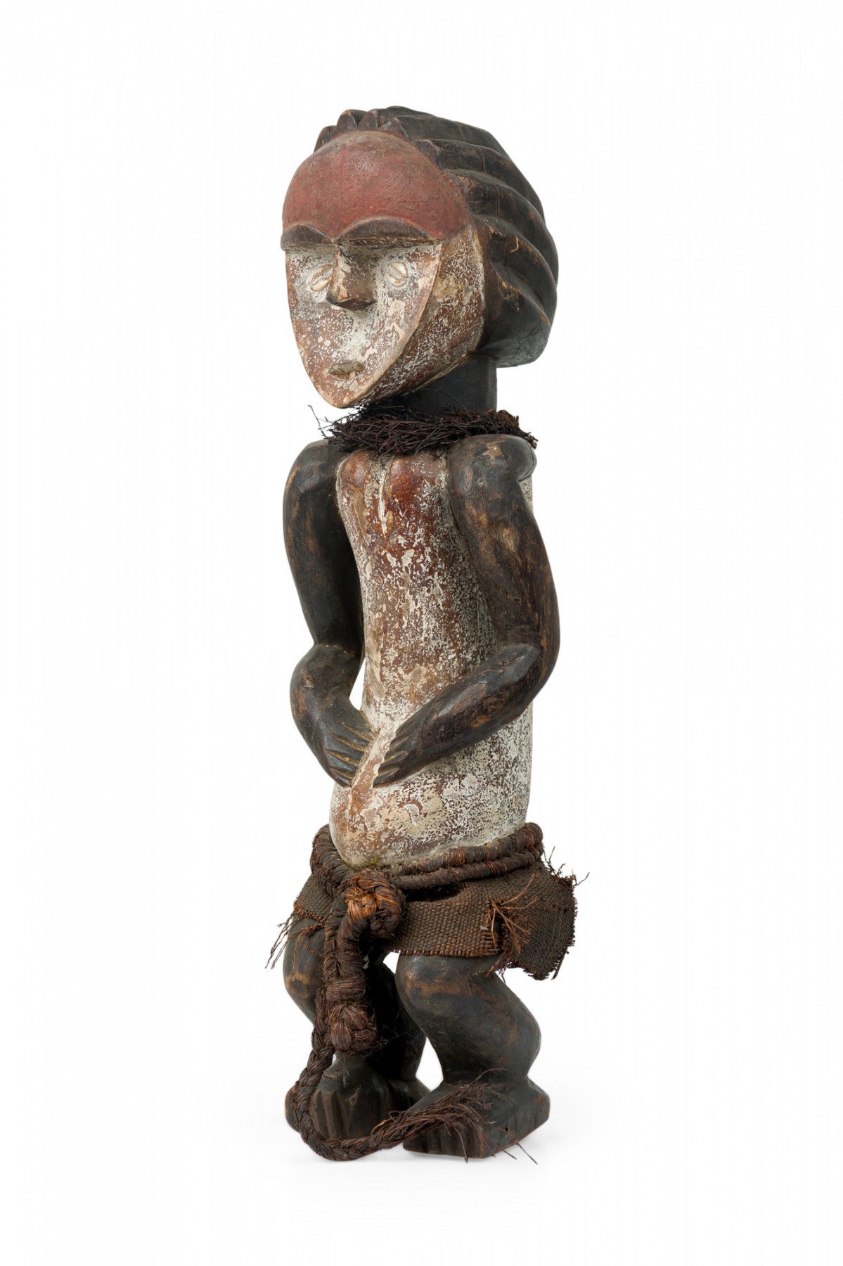 African gabon 20th century carved wood ambete reliquary figure