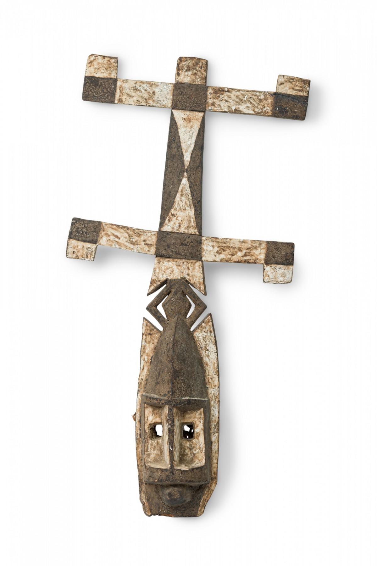 African mali late 20th century carved wood dogon kanaga mask