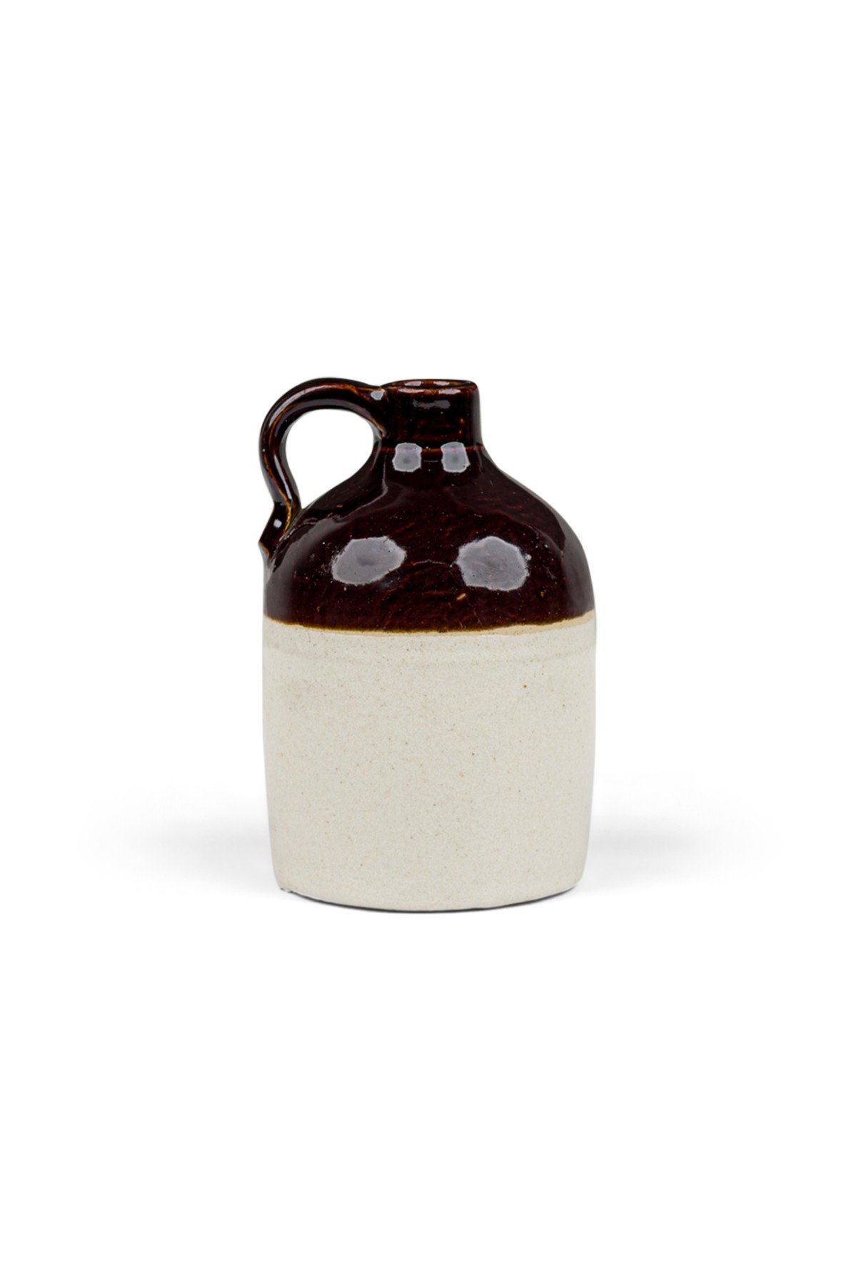 American contemporary ceramic miniature stoneware jug 