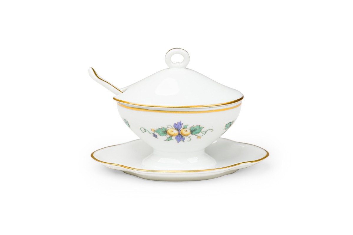 Contemporary italian individual mustard tureen