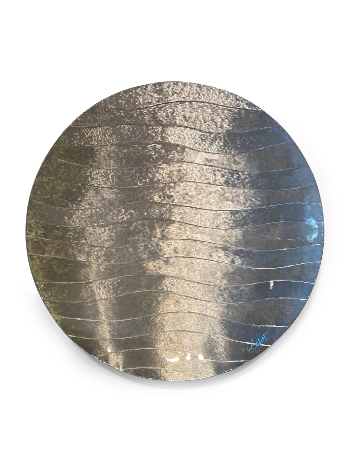 Eric von seibert american abstract contemporary aluminum wall sculpture titled cool breeze 