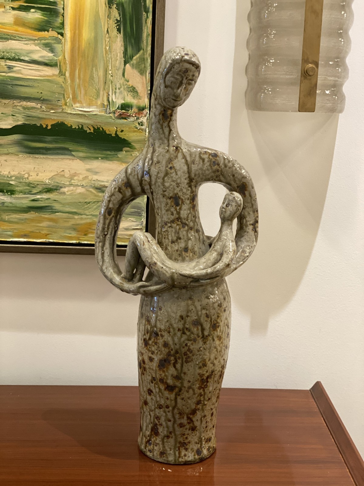 Jean et jacqueline lerat french mid century figurative ceramic sculpture