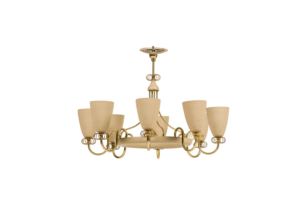 Paavo Tynell for Lightolier Finnish Mid Century Ballerina Chandelier