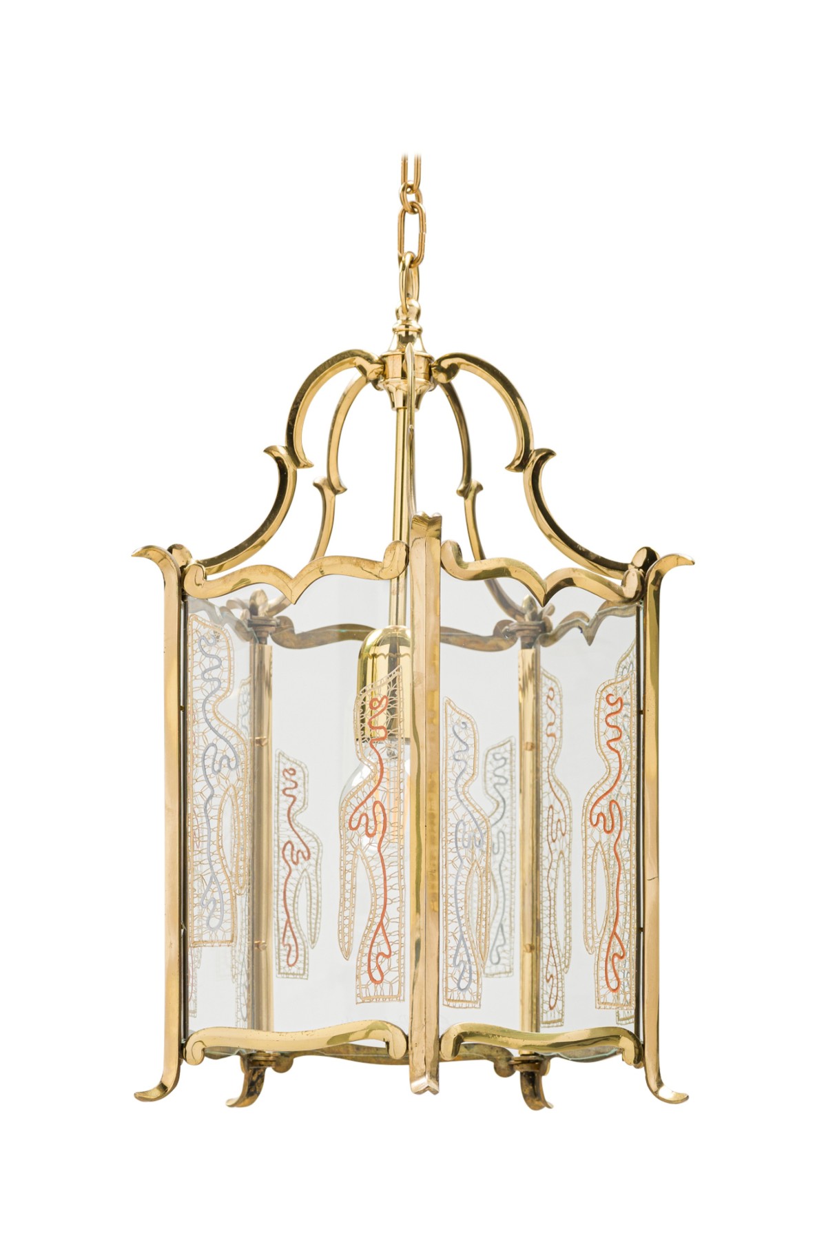 Contemporary abstract art lobmeyr lantern