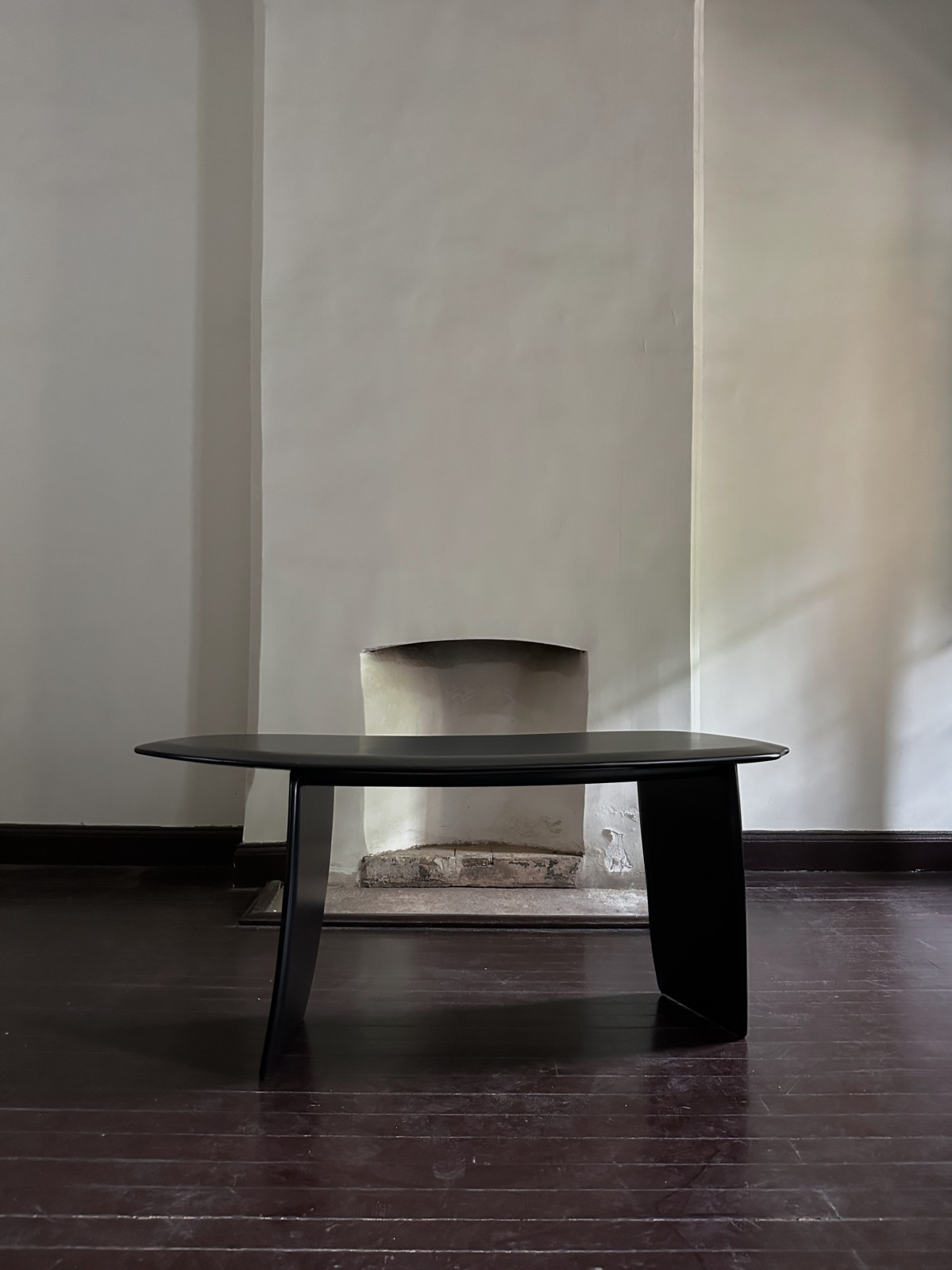 Contemporary ash wood oracle desk