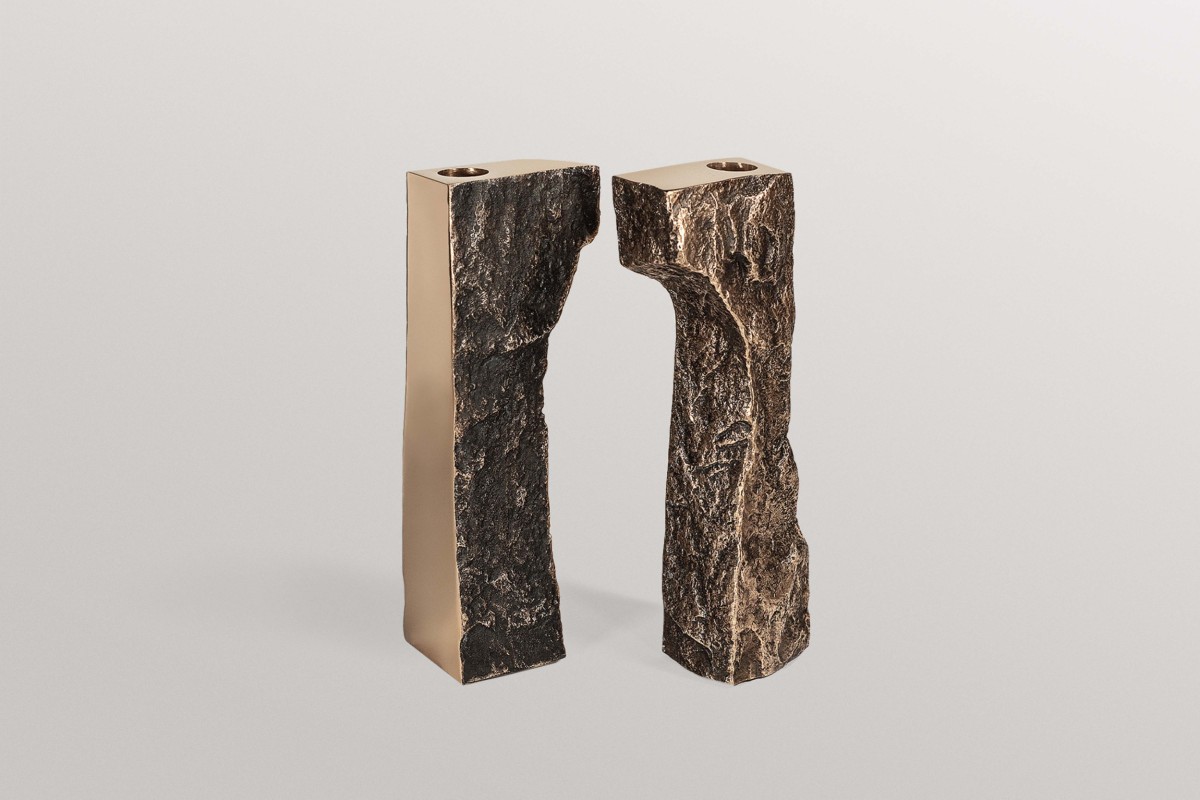 Contemporary geoprimitive vii candle holder a