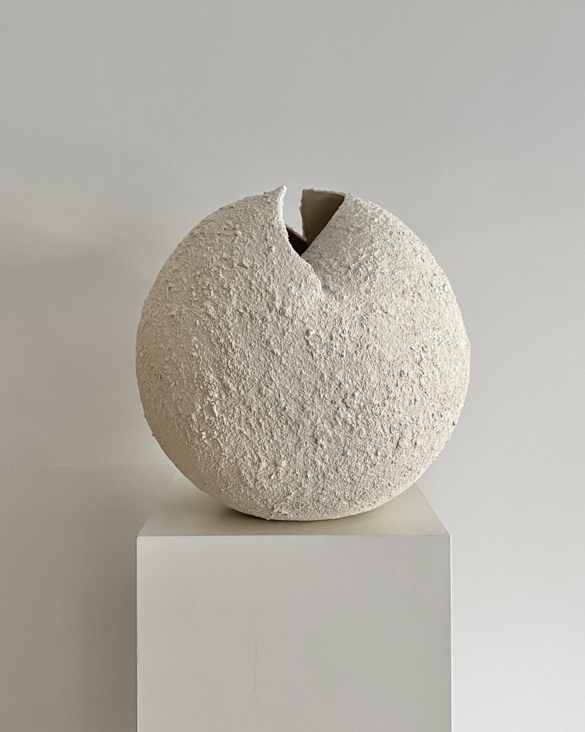 Contemporary untitled forty porcelain sculptural vase urn