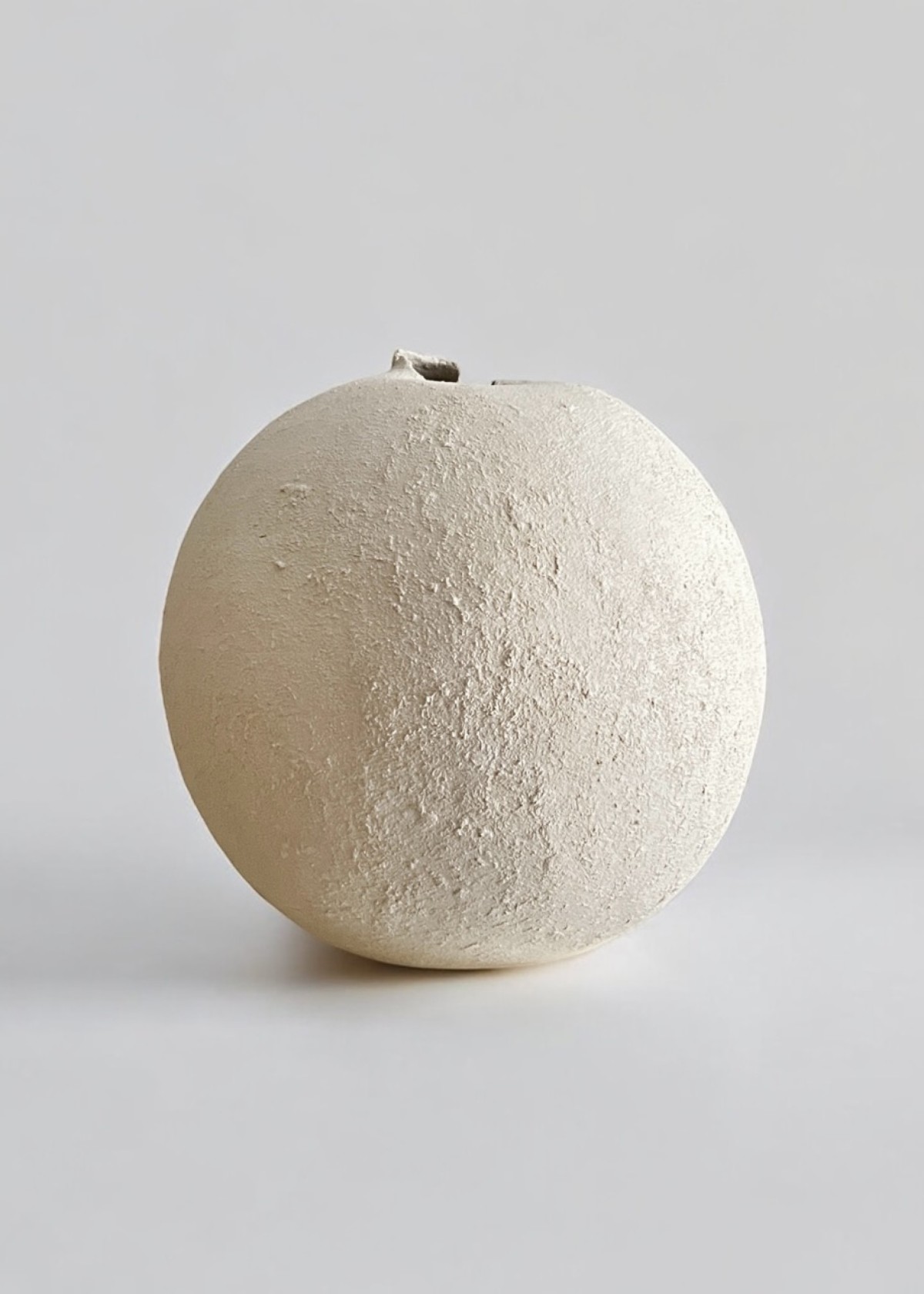 Contemporary light thirty two stoneware and porcelain sculptural urn vase