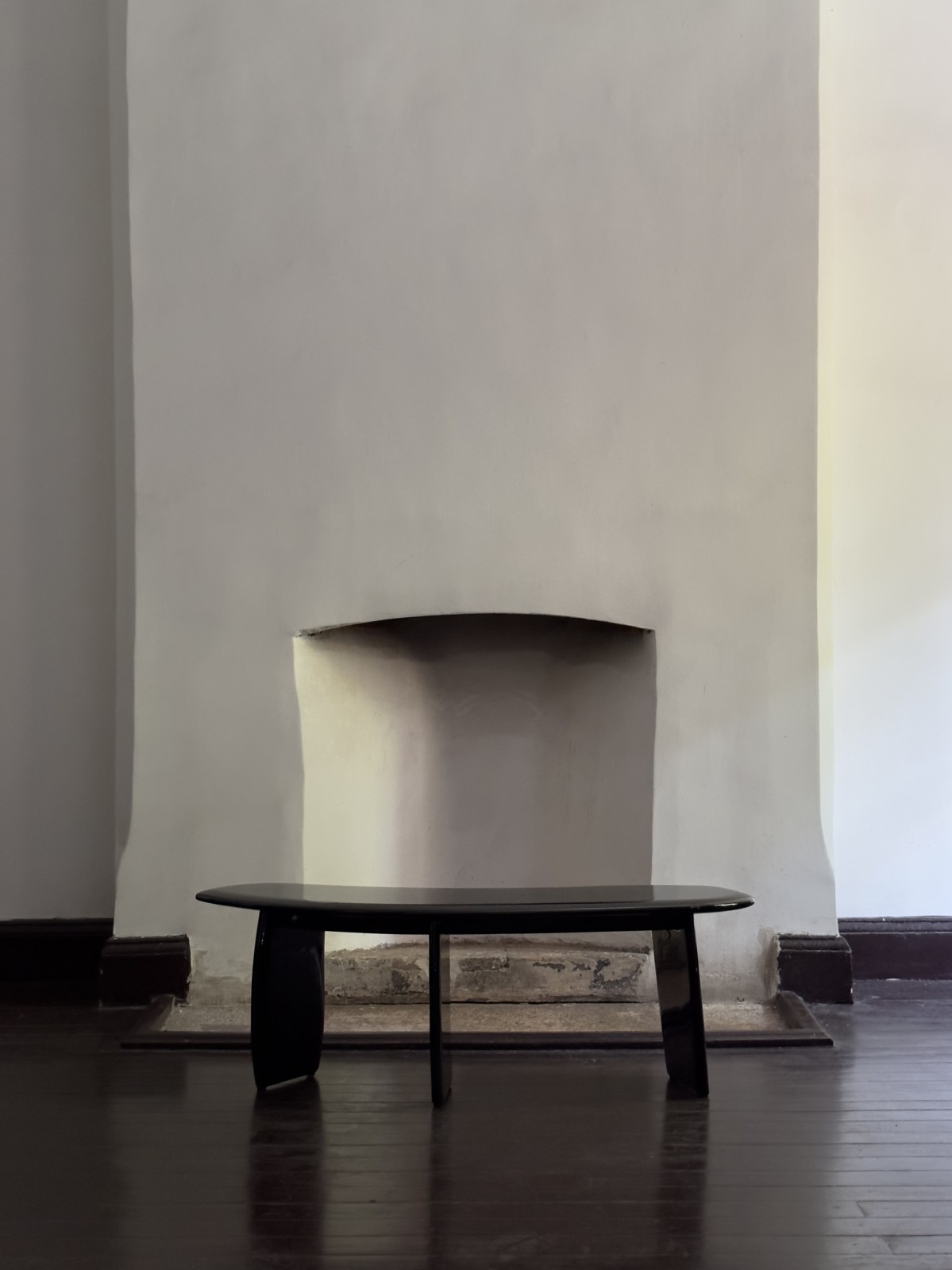 Contemporary oracle ash wood bench