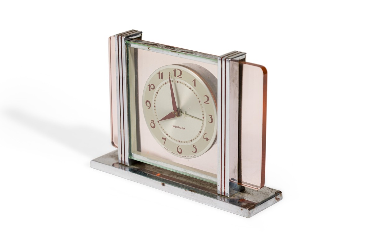 Art deco westclox leland alarm clock