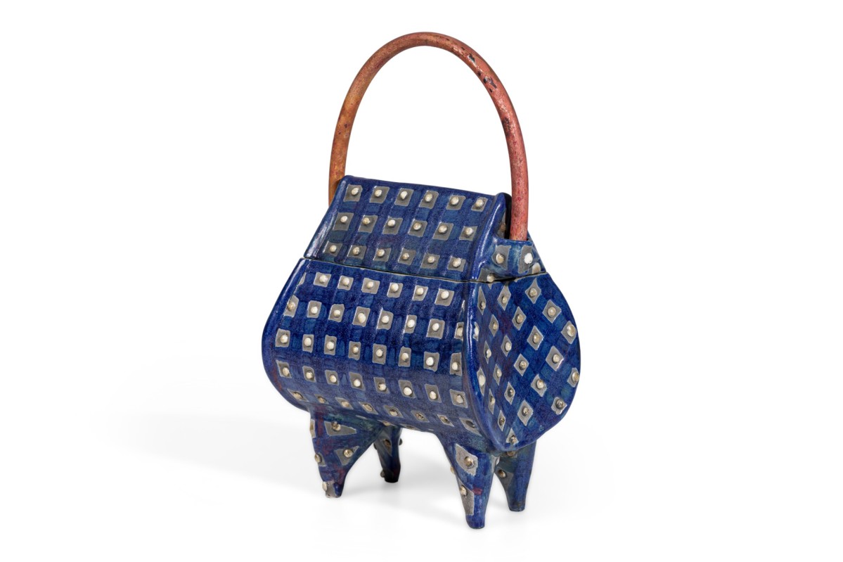 Martin bleyer studio teapot sculpture handbag