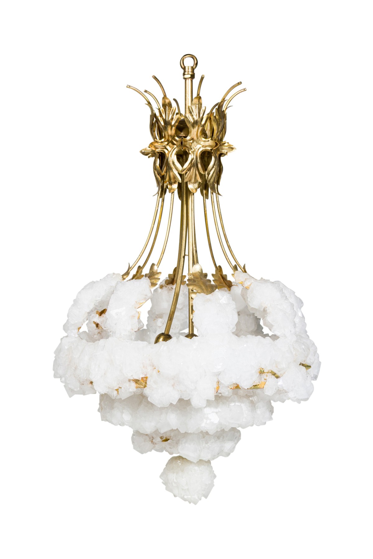 Overgrown crystal unique chandelier