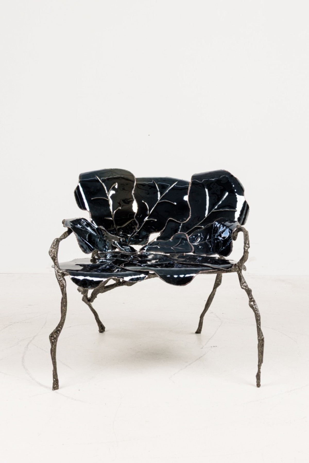 Comtemporary austrian black throne chair II
