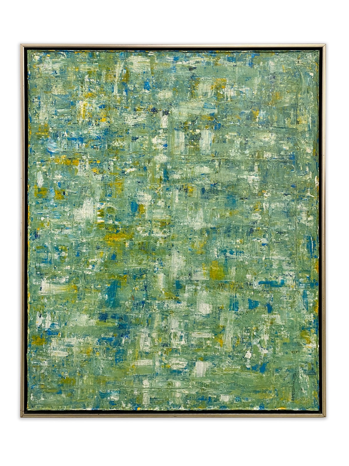 Green abstract rumi abstract painting