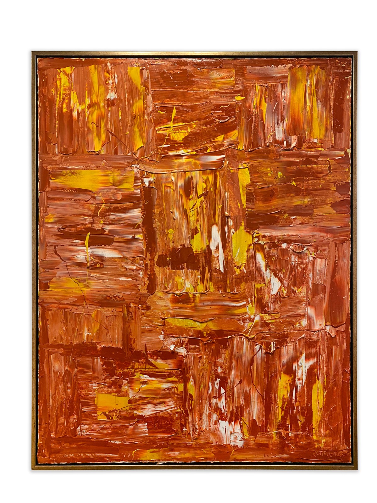 Fire abstract rumi abstract painting