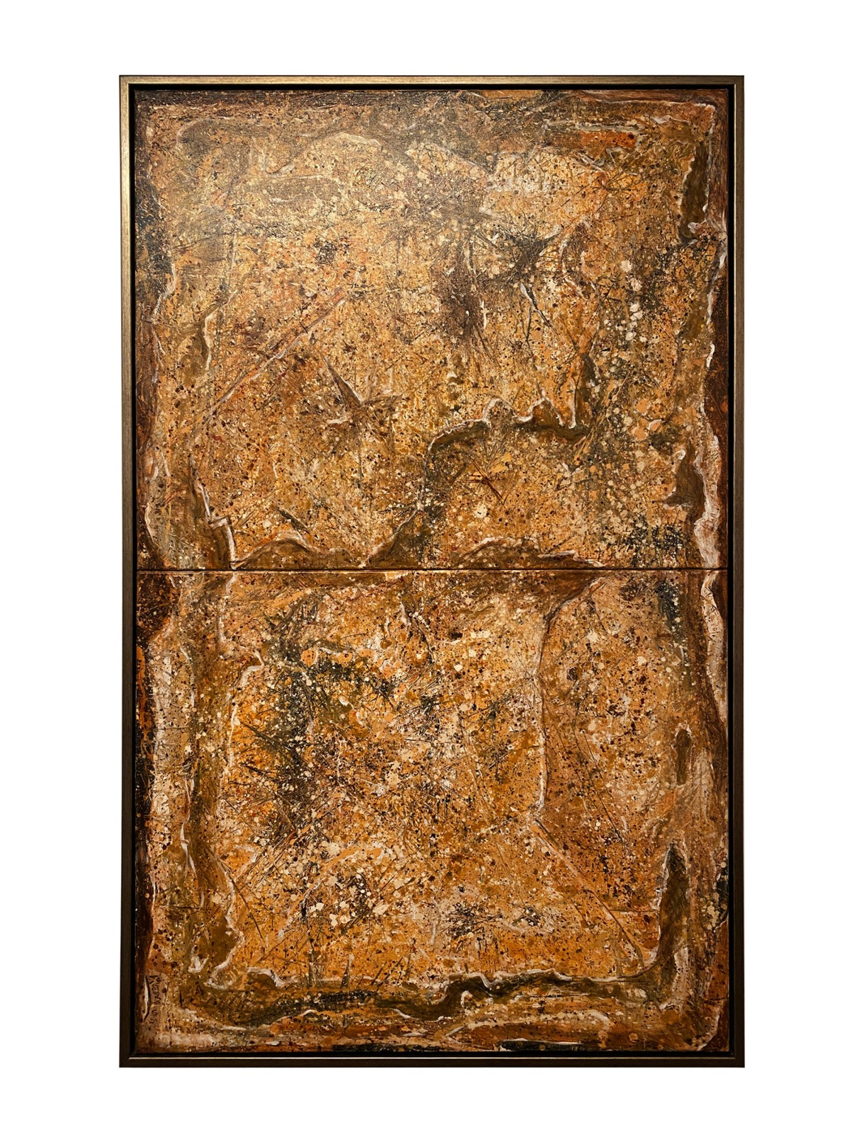 Fossil abstract rumi abstract painting