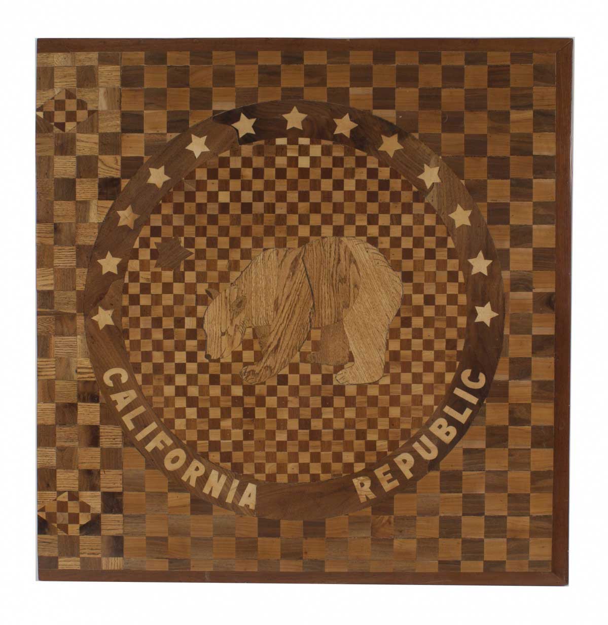 American victorian california capitol seal panel