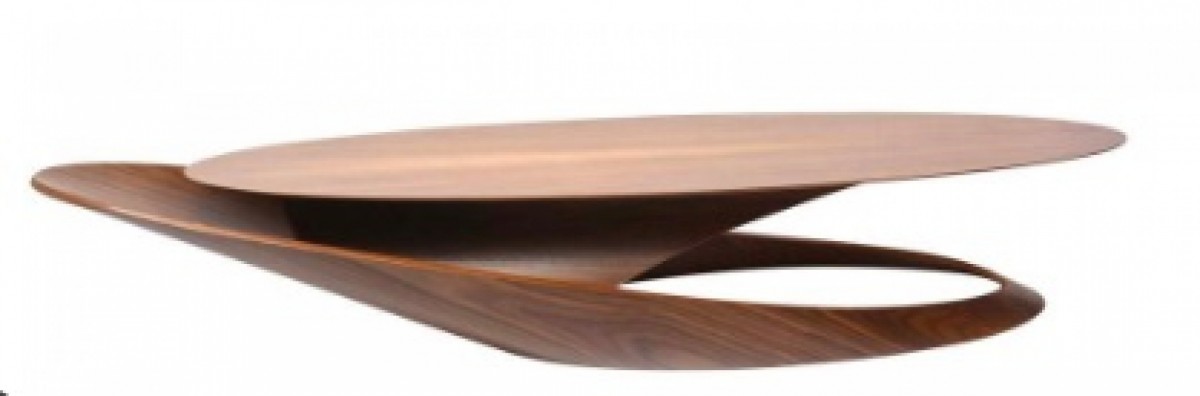 Studio le opere ei giorni contemporary italian modern large architectural walnut coffee table