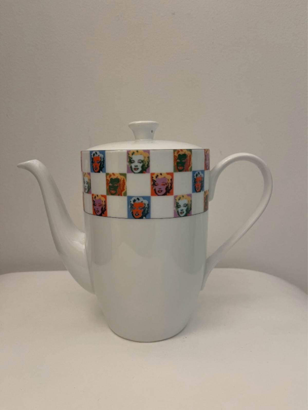 Andy warhol american modern some like it hot pattern coffee tea pots